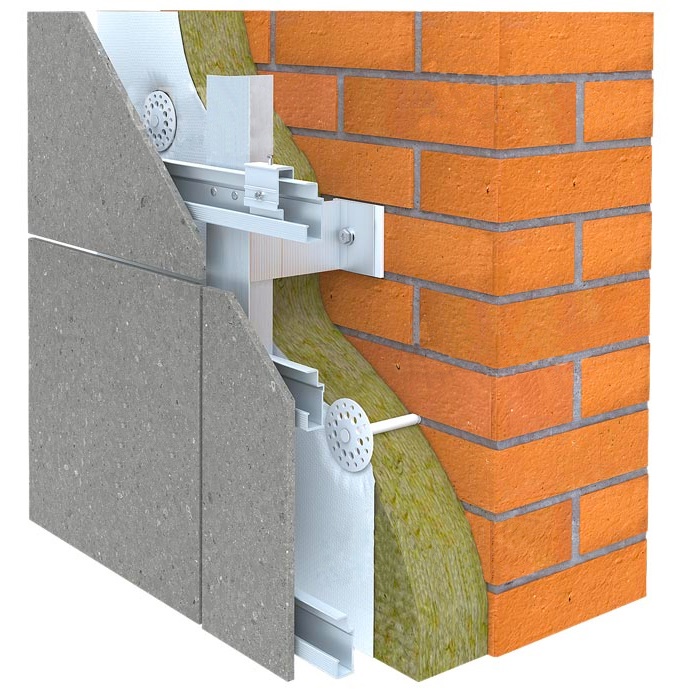 Вентилируемый фасад из искусственного камня